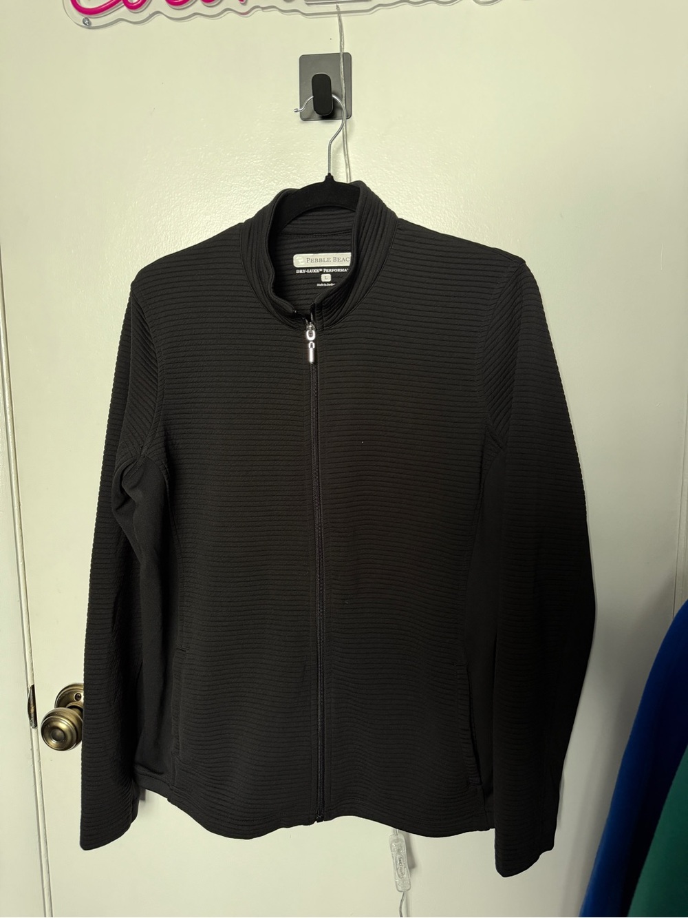 Pebble Beach Dry Luxe Performance Ribbed Jacket - Picture 2 of 5